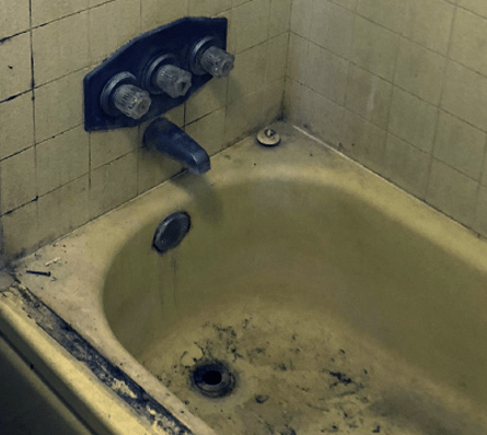 old bathtub
