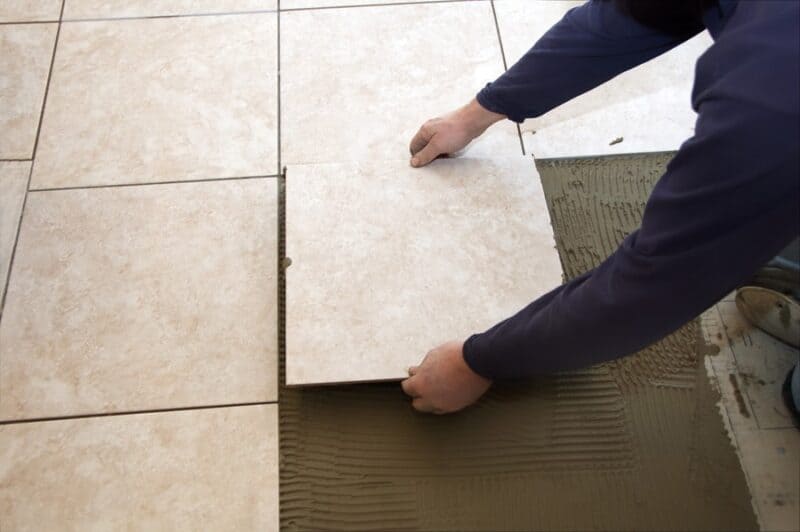 ceramic floor tile refinishing