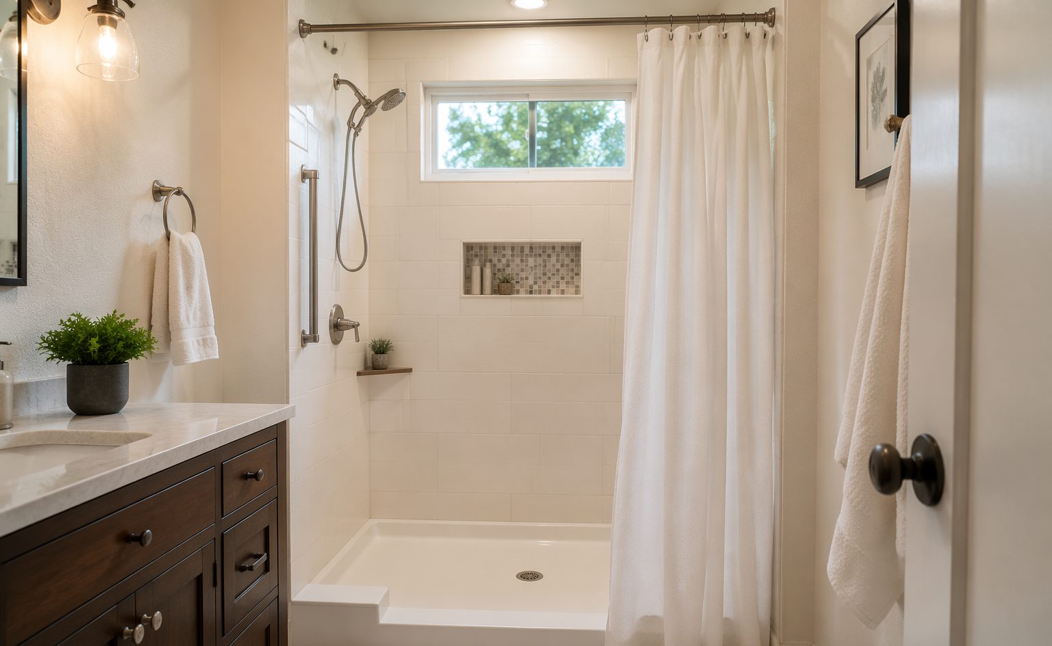 Converting a Tub to a Step-In Shower in Los Angeles