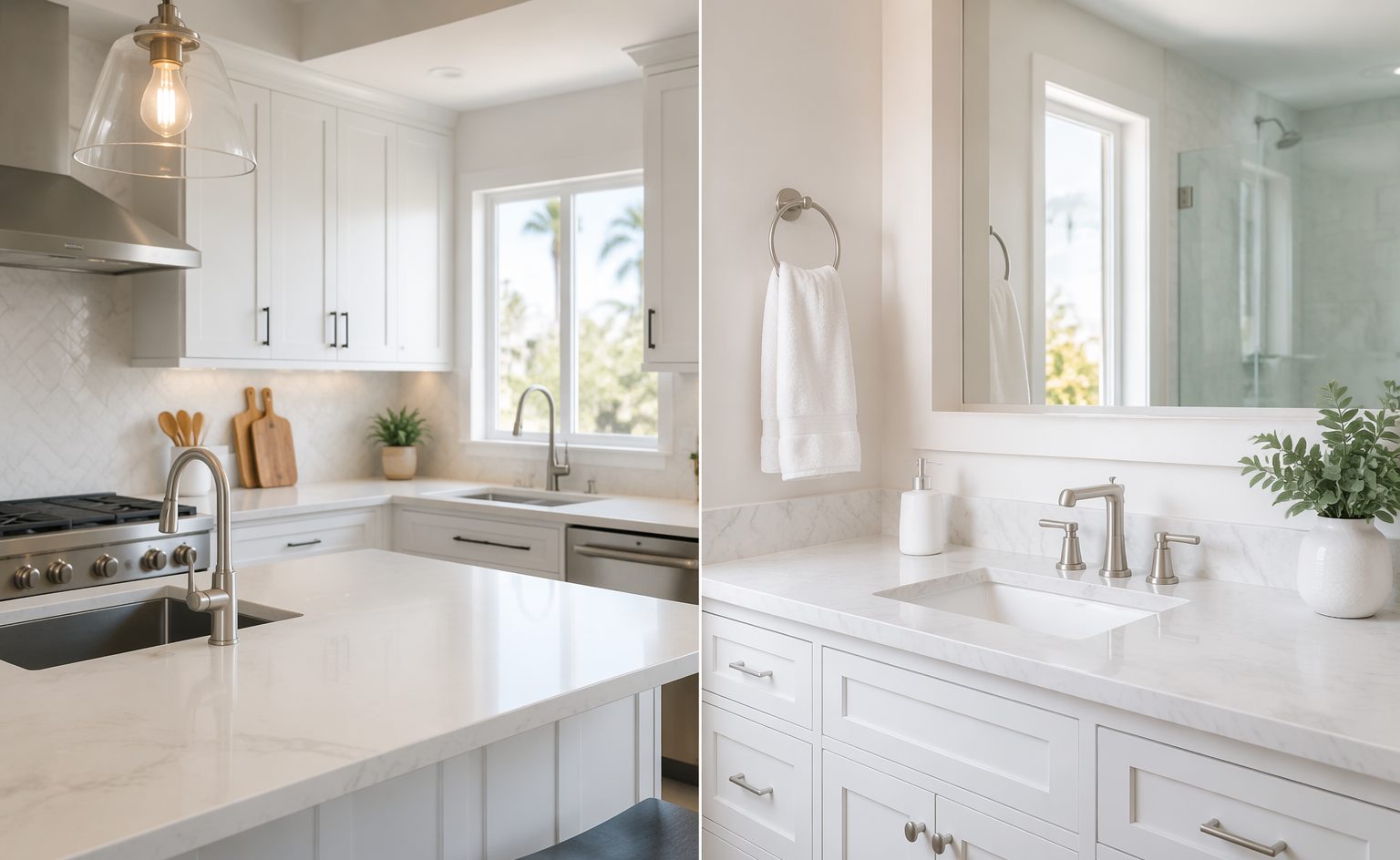 The Kitchen and Bathroom Surface Makeover in Los Angeles