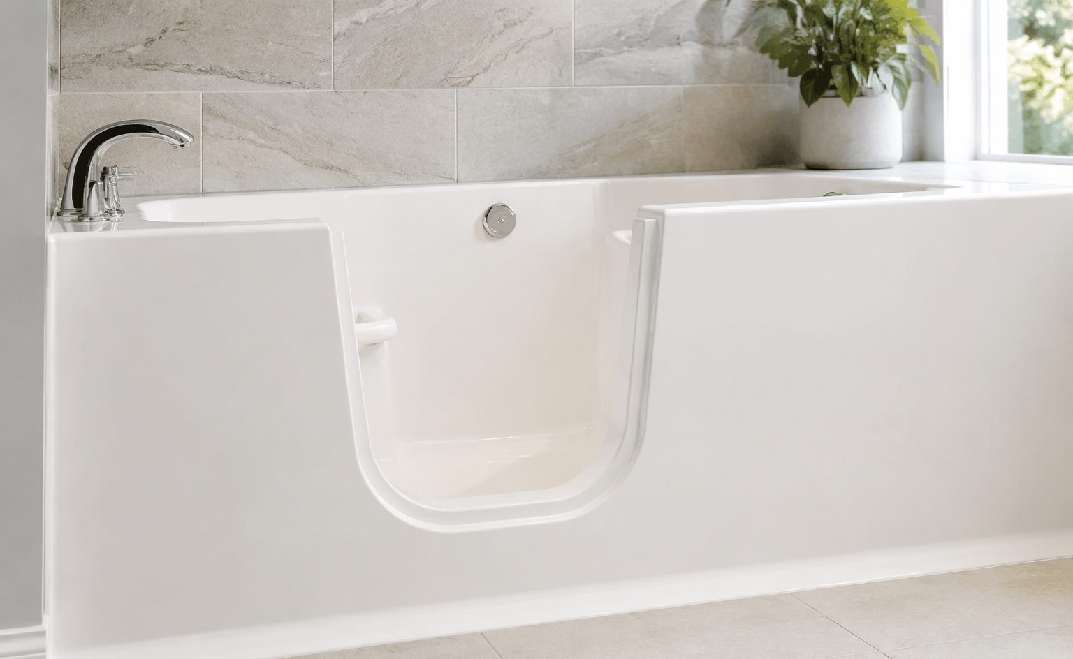 Step-In Tub Conversion in Los Angeles: Keep the Tub, Lose the Climb